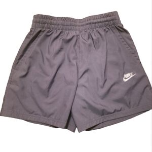 Nike Athletic Shorts Gray Youth Large